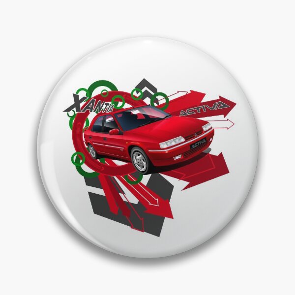 Artikelvorschau, T-Shirt 'Explosion' Citro.en Xantia in Rot entworfen und verkauft von RJWautographics.