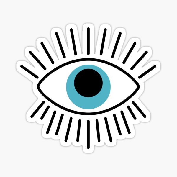 Mal de ojo griego Pegatina