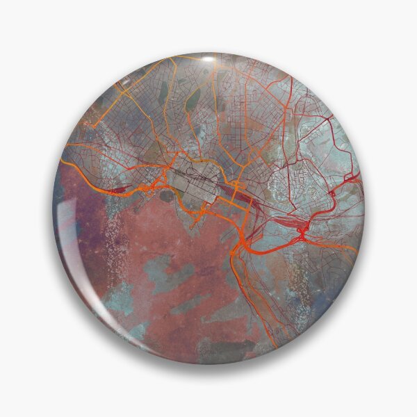 Item preview, Oslo Norway Street Map Urban designed and sold by IvonDesign.