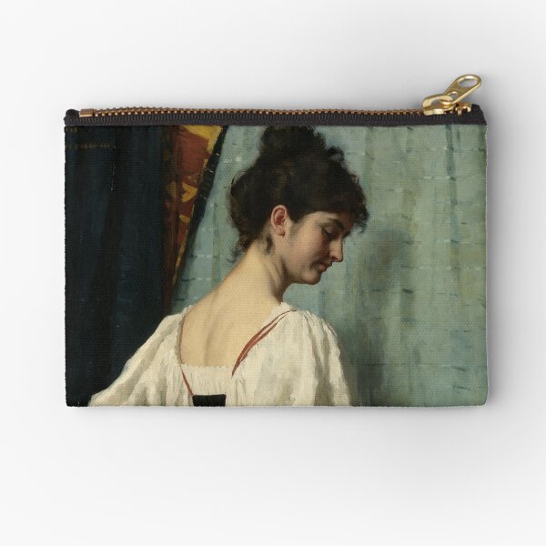 Item preview, Therese Schwartze - Portrait Of A Young Woman, With 'puck' The Dog designed and sold by vakashop.