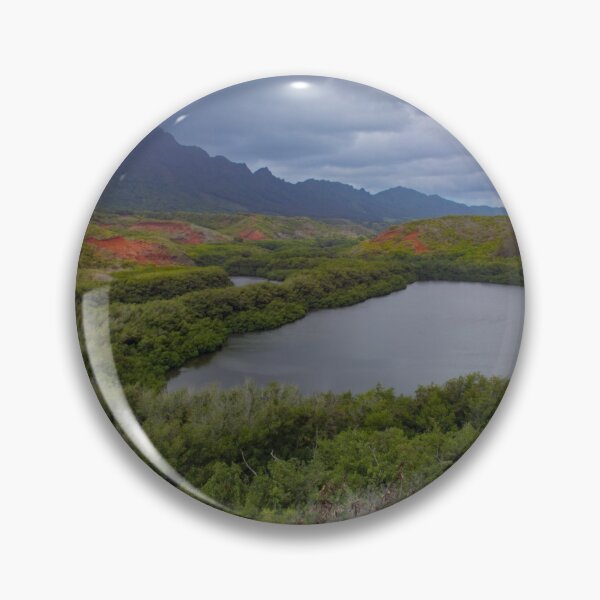 Item preview, Scenic view of Alekoko (Menehune) Fishpond near Lihue in Hawaii.  designed and sold by krisgreenwood.
