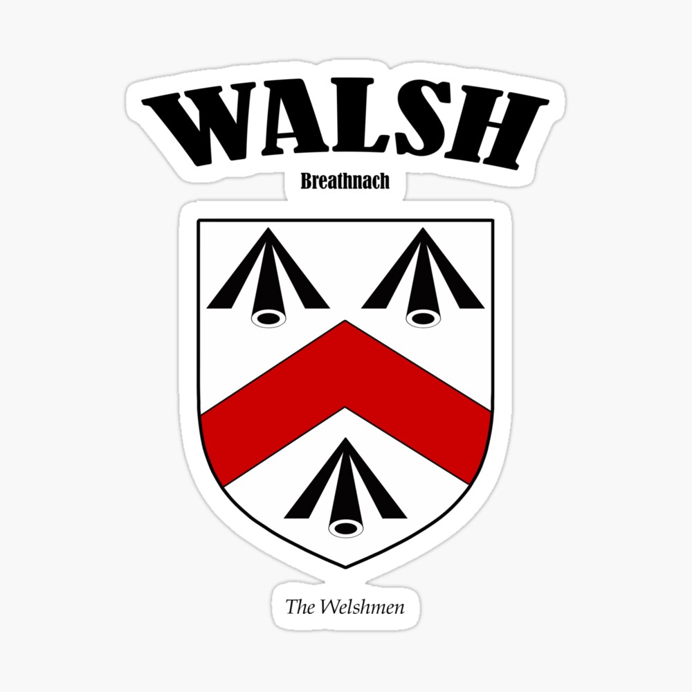 Walsh Family Coat Of Arms Translation Amp Meaning Mask By Ireland Redbubble