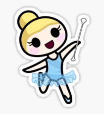 "Annaballerina" Mini-Twirler Sticker