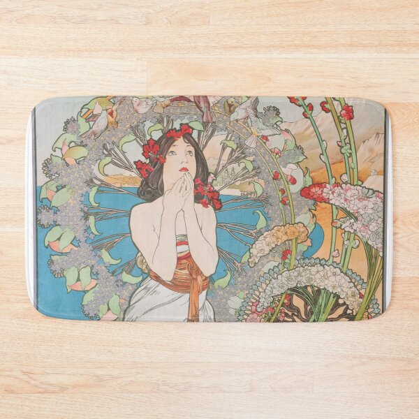 Item preview, HD. Monaco Monte Carlo, by Alphonse Mucha (1897) (Original colors) designed and sold by MINDTHECHERRY.