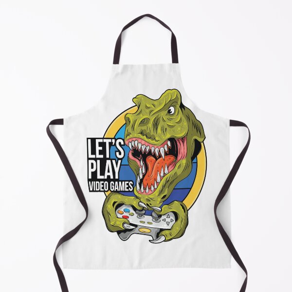 Item preview, Let's Play Video Games Tyrannosaurus designed and sold by WordsGamersUse.