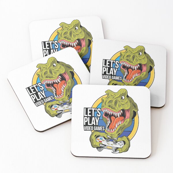 Item preview, Let's Play Video Games Tyrannosaurus designed and sold by WordsGamersUse.