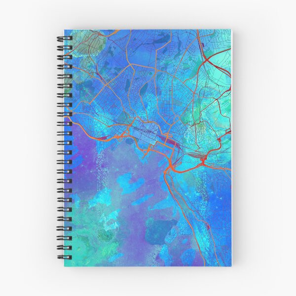 Item preview, Oslo Norway Street Map Blue Lagoon designed and sold by IvonDesign.