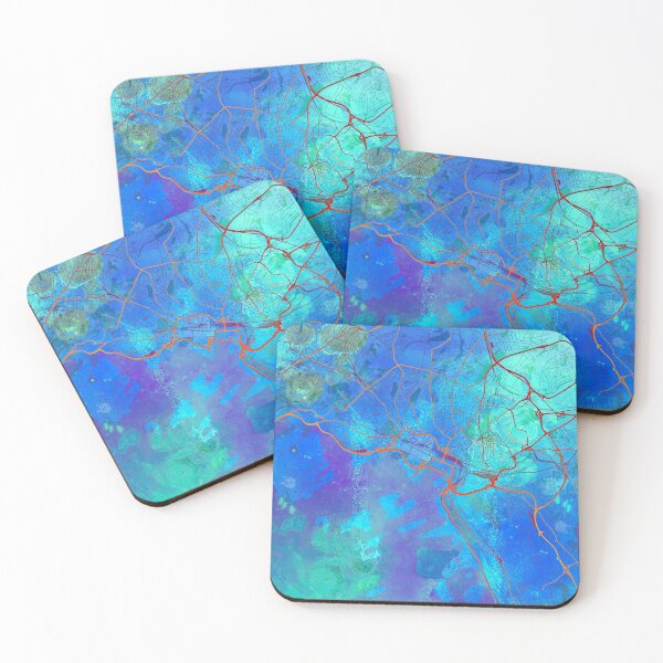 Item preview, Oslo Norway Street Map Blue Lagoon designed and sold by IvonDesign.
