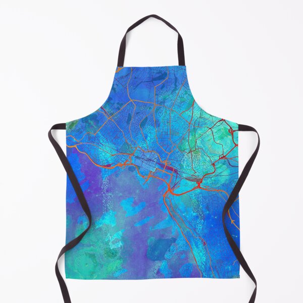 Item preview, Oslo Norway Street Map Blue Lagoon designed and sold by IvonDesign.
