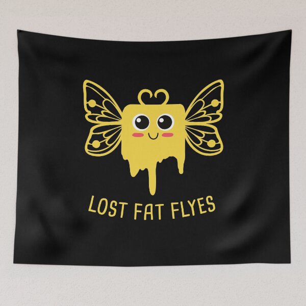 Item preview, funny puns and cute butterfly with butter designed and sold by Catcrea.