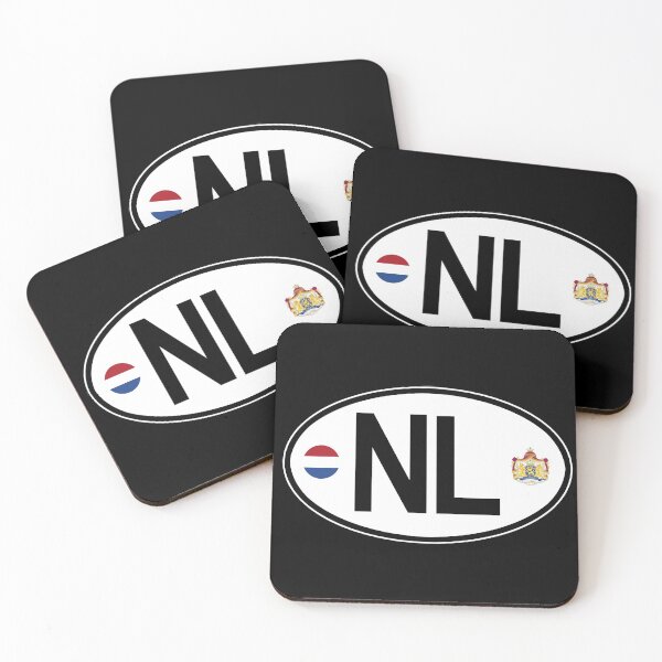 Item preview, Netherlands Oval Country Code Decal designed and sold by rogue-design.