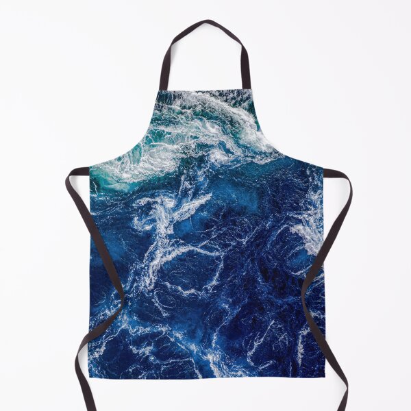 Item preview, Dark Blue Ocean, sea water | pattern with waves designed and sold by Svinil.