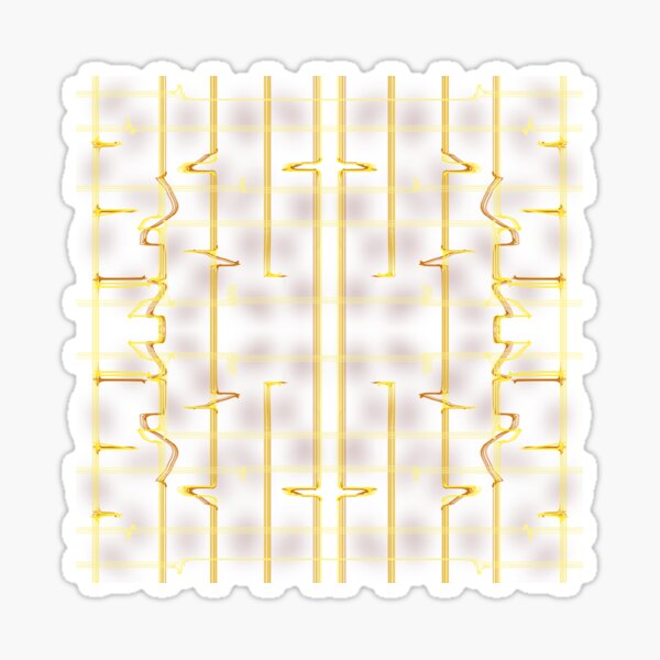 20200714 Yellow lines Sticker