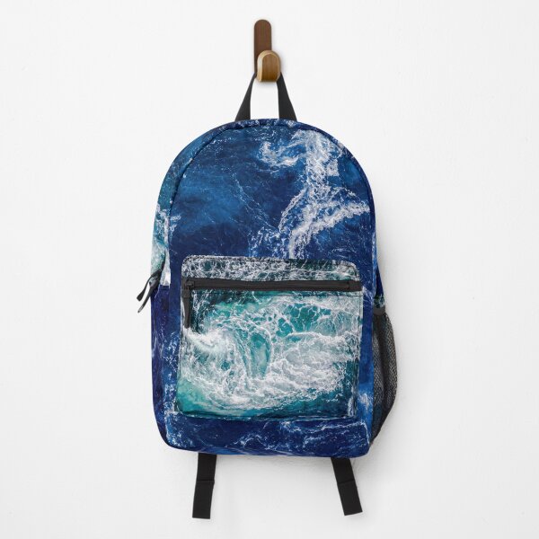 Item preview, Dark Blue Ocean, sea water | pattern with waves designed and sold by Svinil.