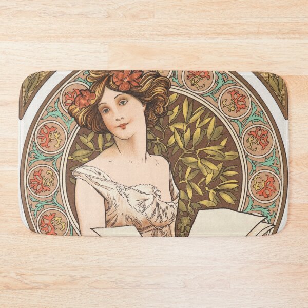 Item preview, HD. Champenois Calendar, Alphonse Mucha HIGH DEFINITION (original colors) designed and sold by MINDTHECHERRY.
