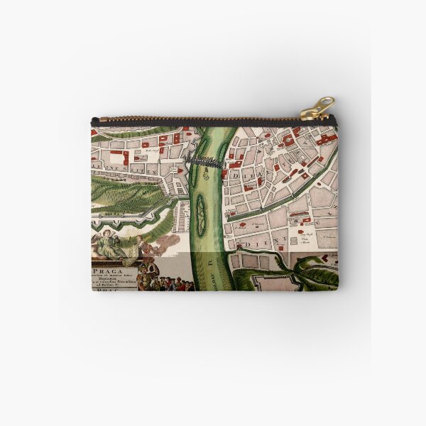Item preview, Vintage Map of Prague Czech Republic (1730) designed and sold by BravuraMedia.