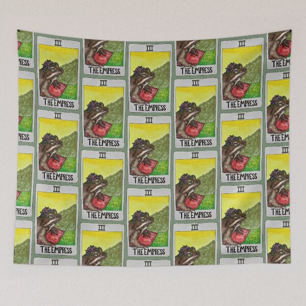 Item preview, The Empress Frog Tarot (Coloured) designed and sold by alfs-world.