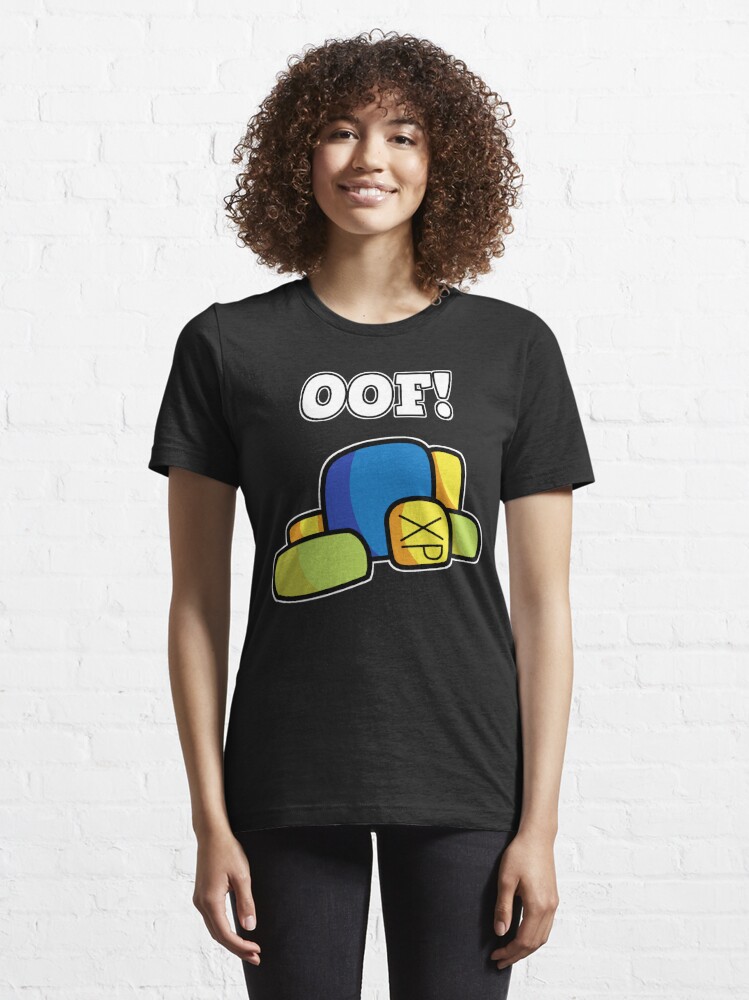 Roblox Oof Hand Drawn Gaming Noob T Shirt By Smoothnoob Redbubble 6765