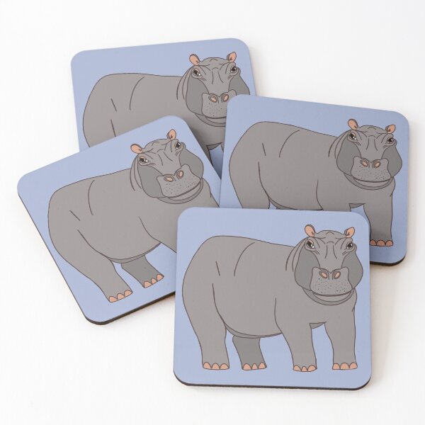 Item preview, Nile Hippo - Cartoon designed and sold by bellamousse design co.