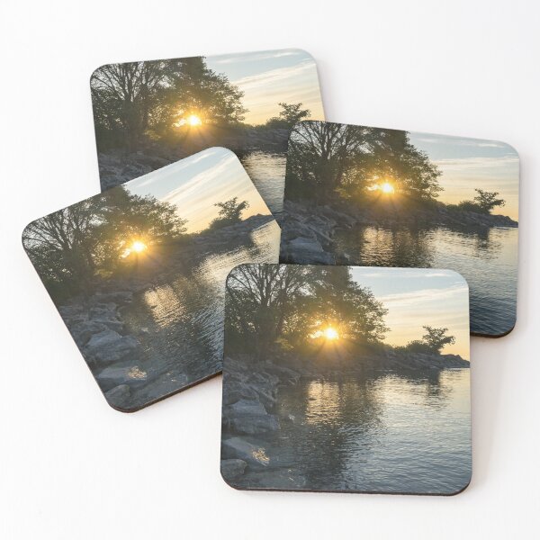 Item preview, Cool Heat - Golden Summertime Sunburst on Lake Ontario in Toronto designed and sold by Georgia Mizuleva.