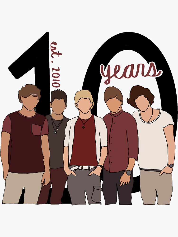 10 years of 1d shirt