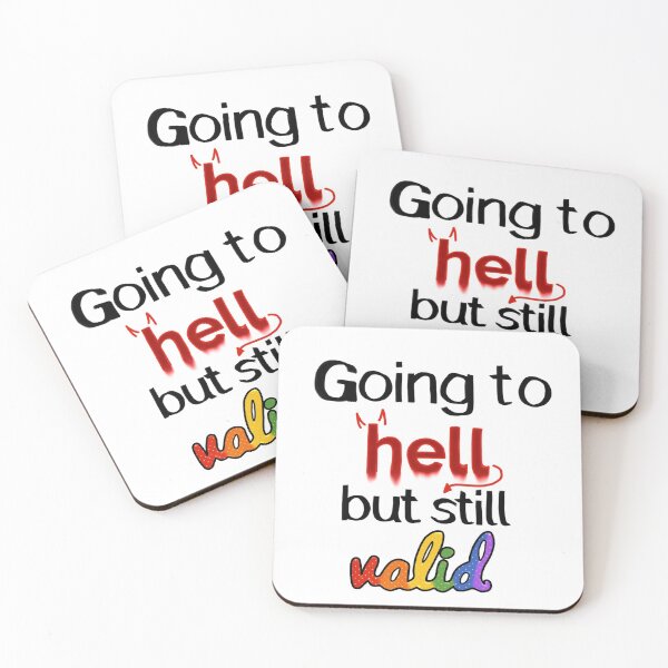 Item preview, Going to hell but still valid  designed and sold by Purplepugprints.