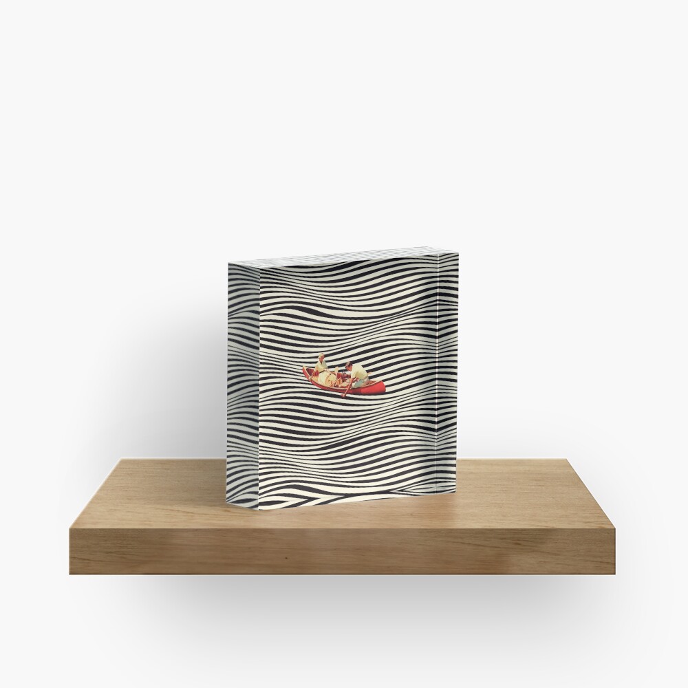Illusionary Boat Ride 2 Acrylic Block