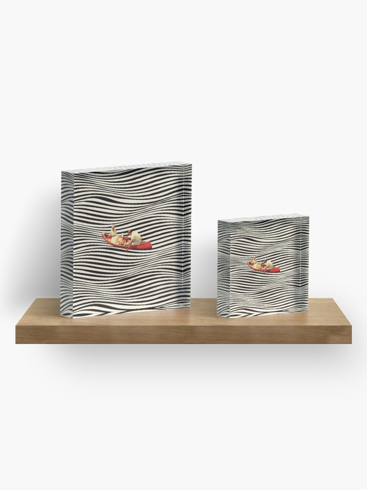 Alternate view of Illusionary Boat Ride 2 Acrylic Block
