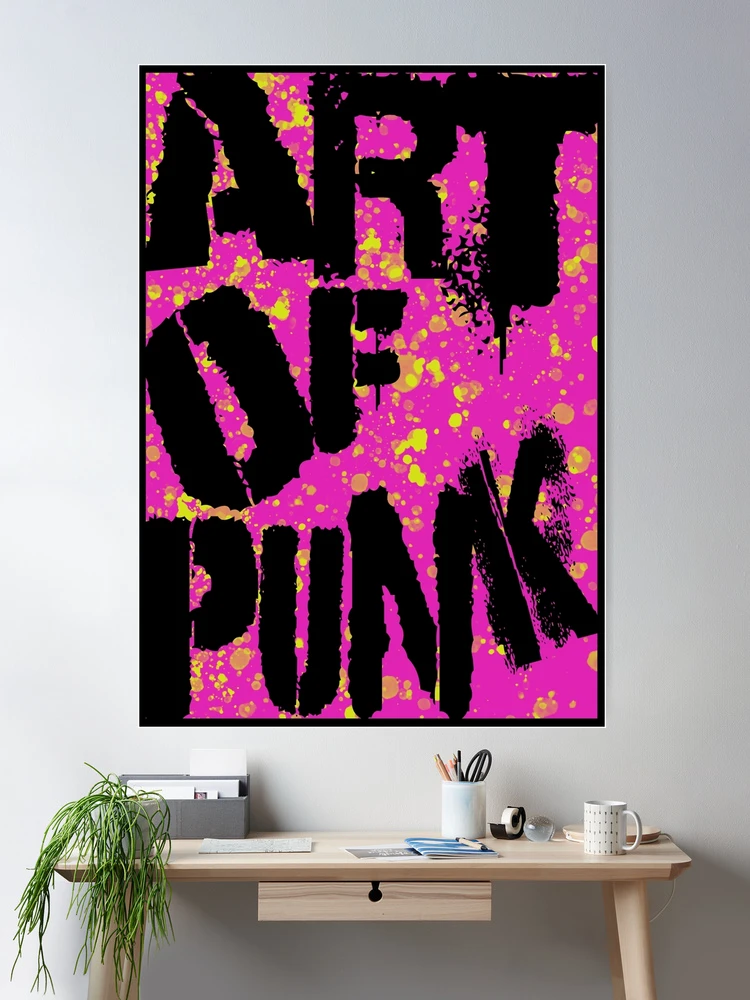 Art of Punk - Vibrant Grunge Punk Artistic Typographical Design
