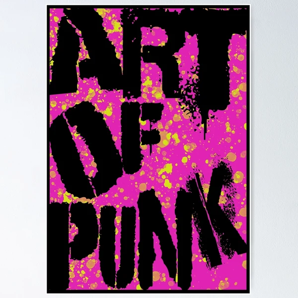 Art of Punk - Vibrant Grunge Punk Artistic Typographical Design