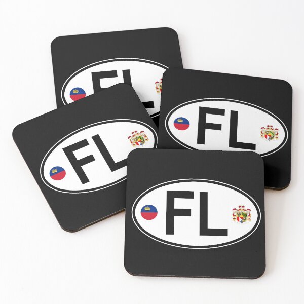 Item preview, Liechtenstein Oval Country Code Decal designed and sold by rogue-design.