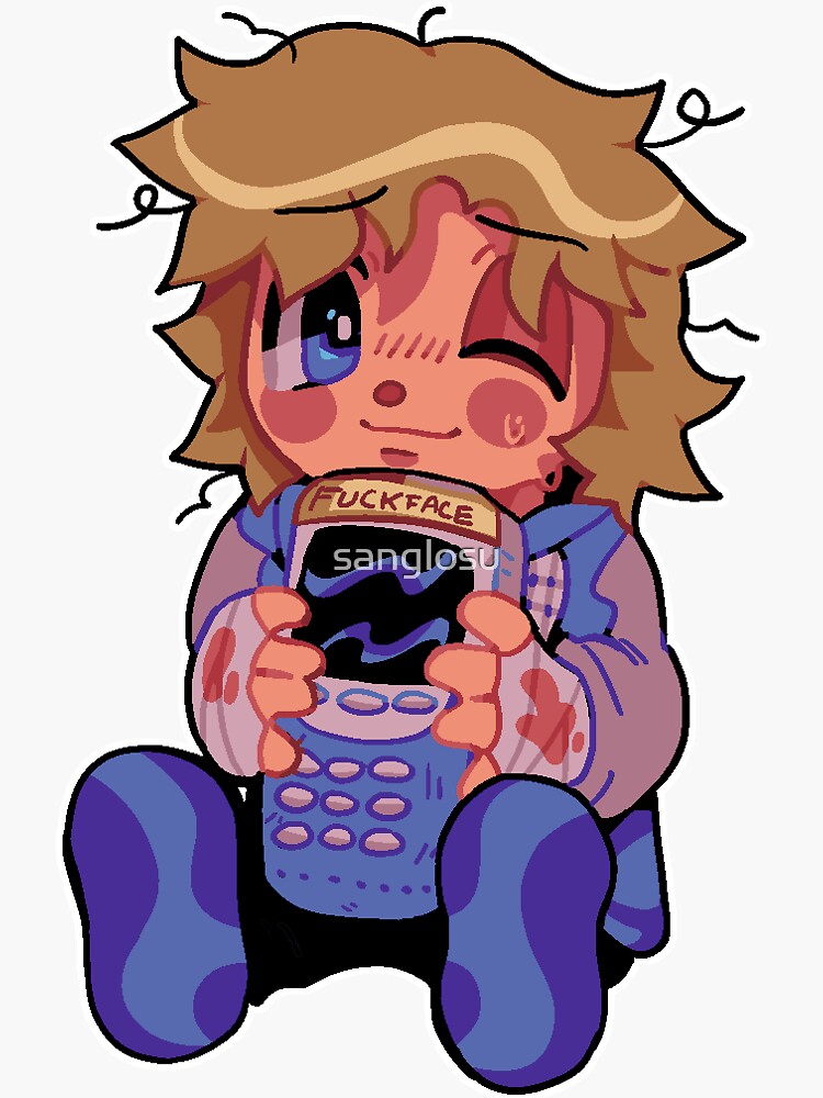 BLUEYCAPSULES William Henry Sammy Sticker FNAF Sticker for Sale