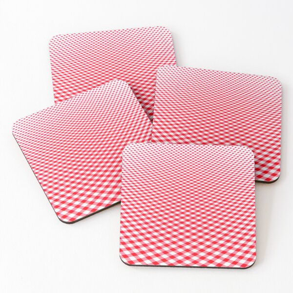 Item preview, red white plaid pattern designed and sold by Nikoleta Vukovic.