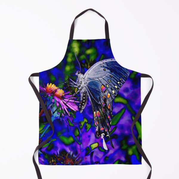 Butterfly Blues Apron