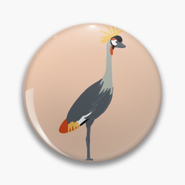Item preview, Grey Crowned Crane designed and sold by bellamousse design co.