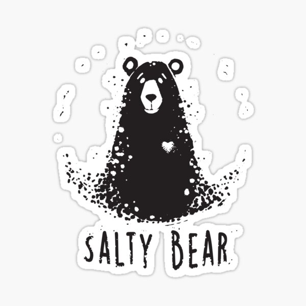 Salty Bear Sticker