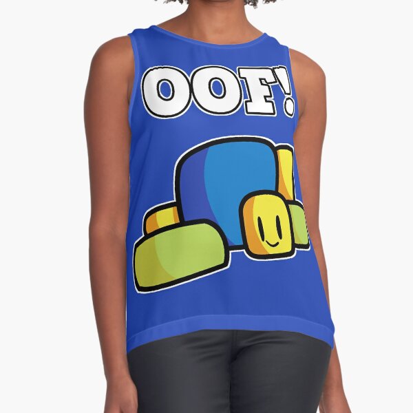 Hand Drawn Smooth Noob Roblox Inspired Character With Headphones Sleeveless Top By Smoothnoob Redbubble - noob vest roblox