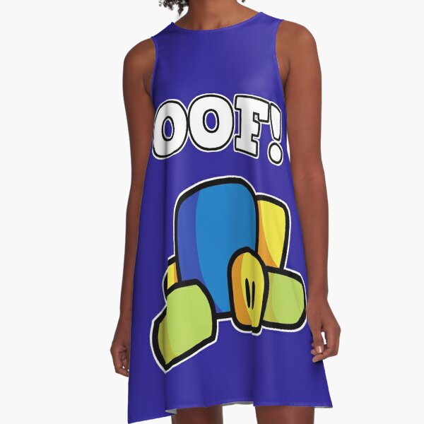 Roblox Oof Eat Sleep Oof Repeat Gamers Gift A Line Dress By Smoothnoob Redbubble - roblox oof dresses redbubble