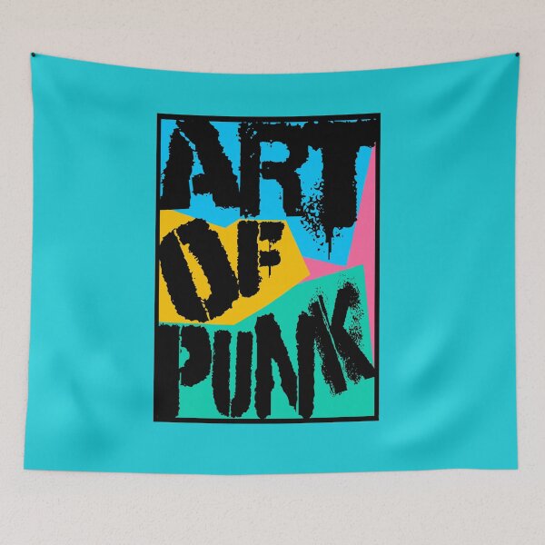 Item preview, Modern Abstract expressionism Art of Punk - Vibrant Grunge Punk Artistic Typographical Design designed and sold by LJWDesigns.
