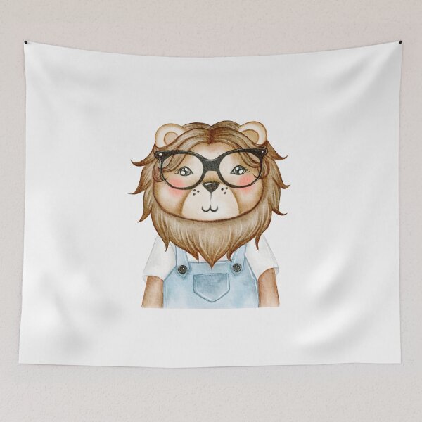 Item preview, funny animal ,adorable lion  designed and sold by remonss.