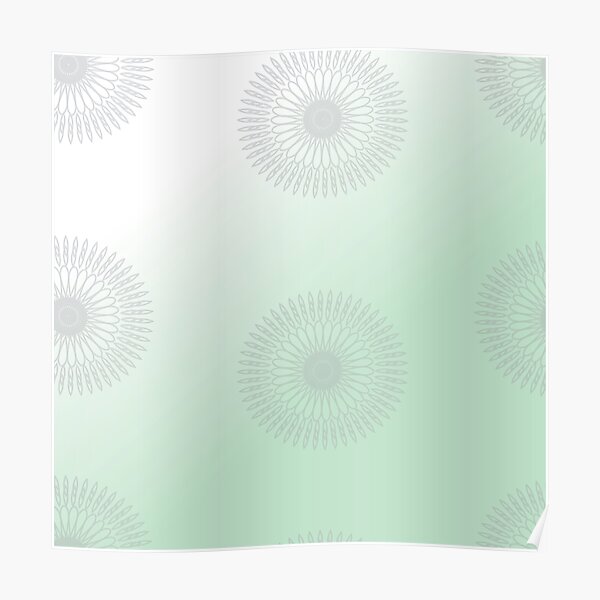 simple mandala pattern on pista colour background