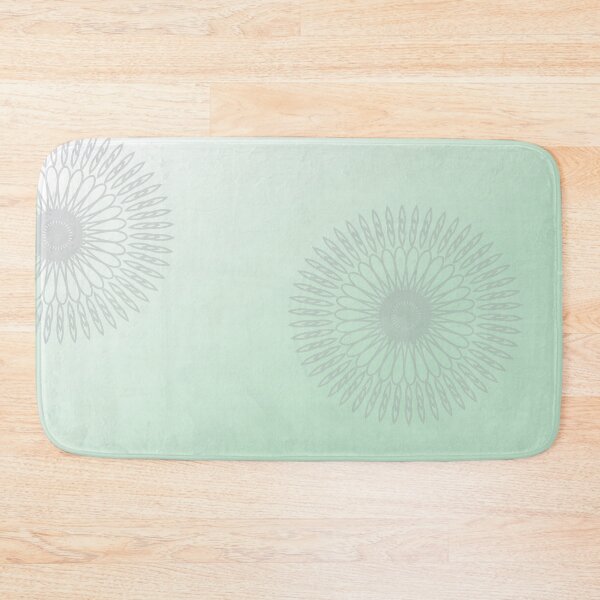 Item preview, simple mandala pattern on pista colour background designed and sold by Sreepriya Jayesh.