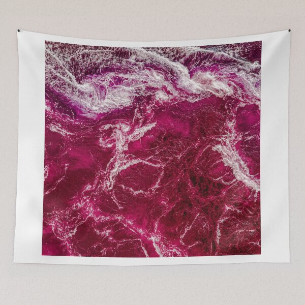 Item preview, Red Ocean, sea water | pattern with waves designed and sold by Endless Drive FM.