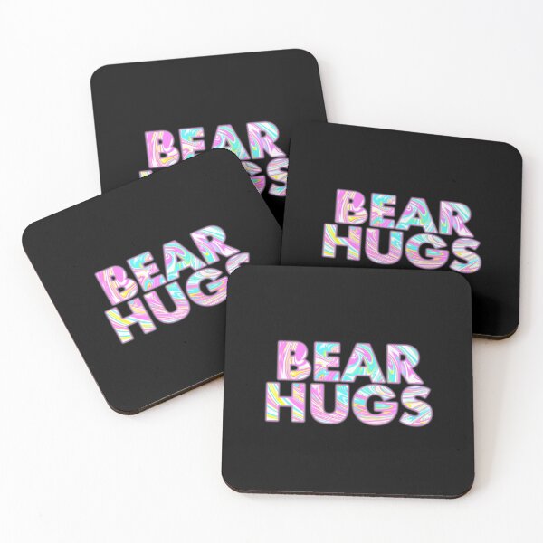 Item preview, BEAR HUGS In Psychedelic Colours designed and sold by SquareClub.