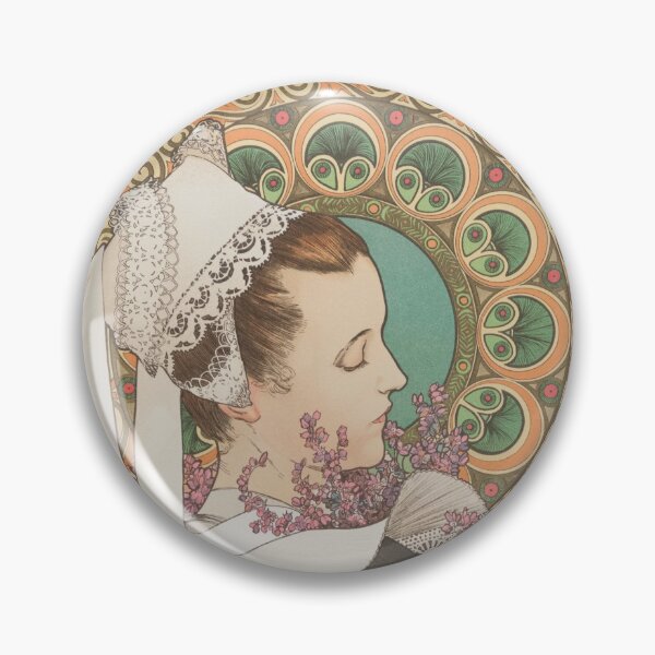 Item preview, HD. Heather from Coastal Cliffs, (1902) by Alphonse Mucha HIGH DEFINITION designed and sold by MINDTHECHERRY.