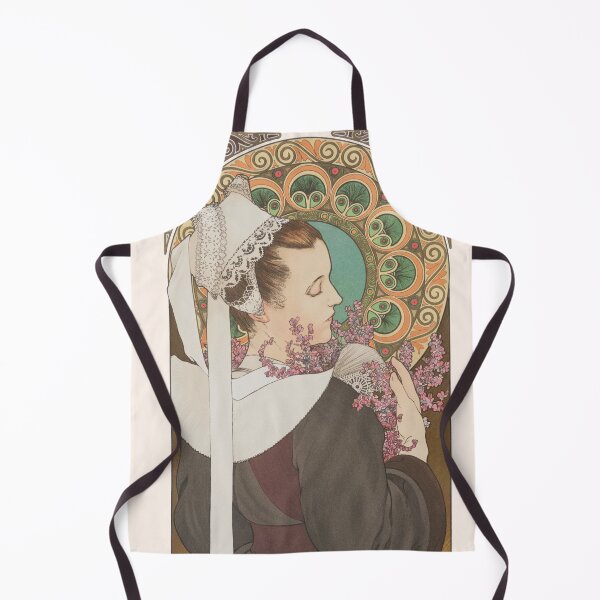 Item preview, HD. Heather from Coastal Cliffs, (1902) by Alphonse Mucha HIGH DEFINITION designed and sold by MINDTHECHERRY.