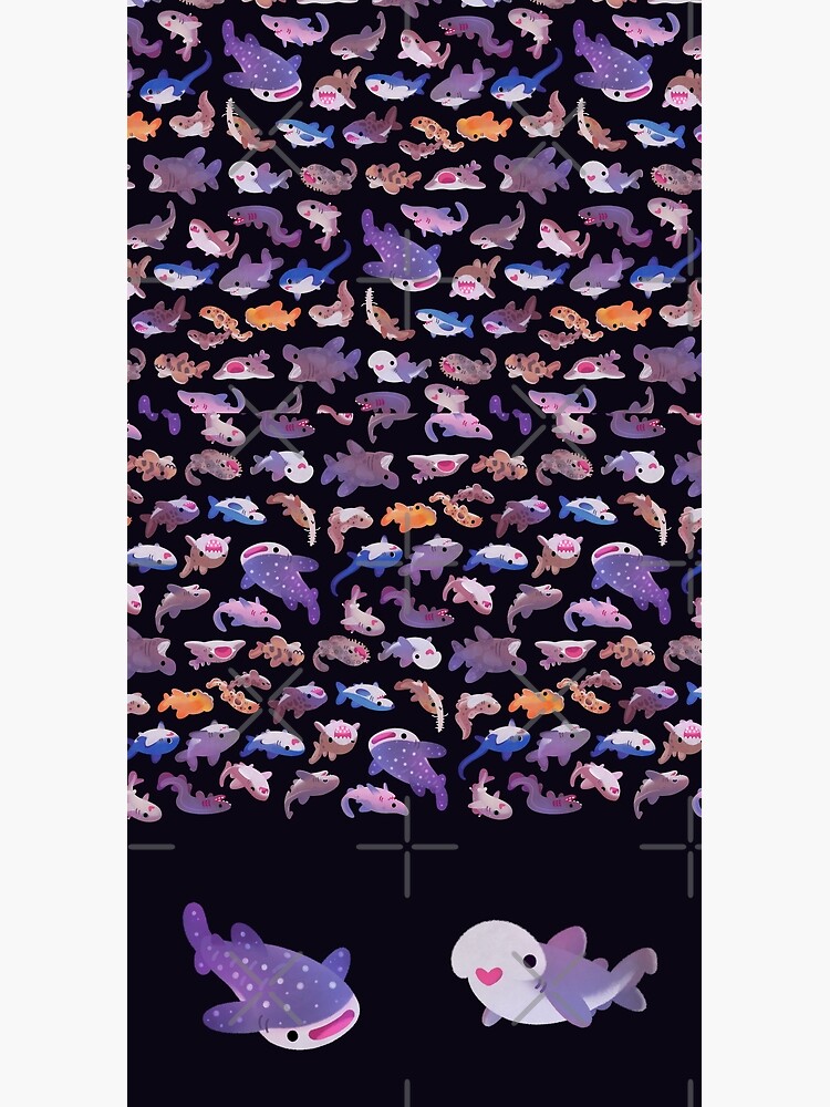 Thumbnail 3 of 3, Duffle Bag, Shark day designed and sold by pikaole.