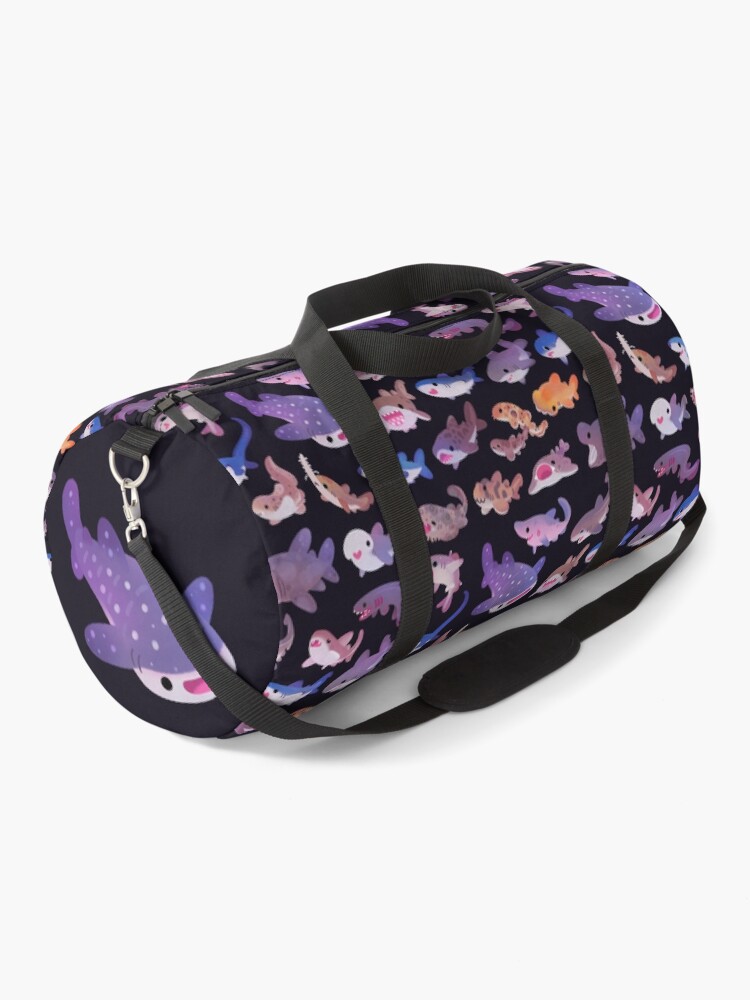 Thumbnail 1 of 3, Duffle Bag, Shark day designed and sold by pikaole.