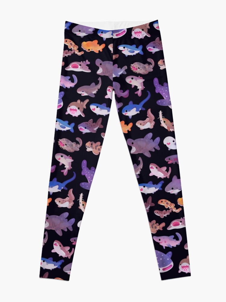 Shark day Leggings for Sale by pikaole