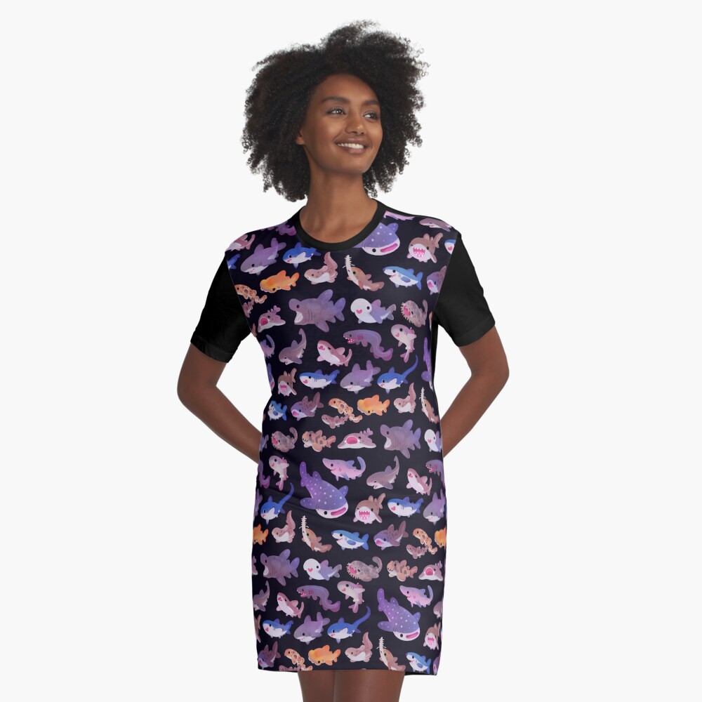 Item preview, Graphic T-Shirt Dress designed and sold by pikaole.